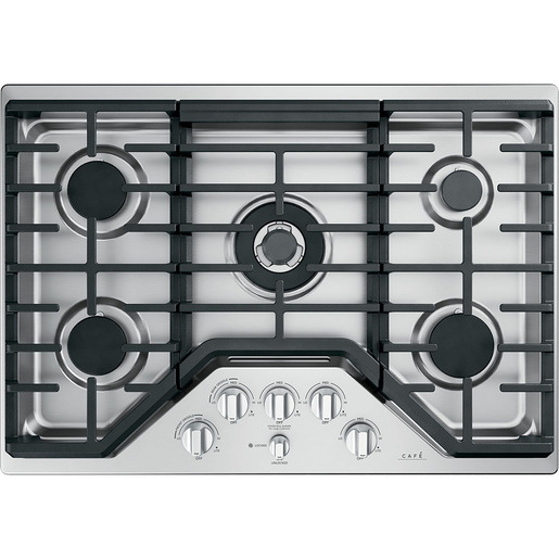 Café™ 30" Built-In Gas Cooktop, Stainless Steel - CGP95302MS1 Café™ 30" Built-In Gas Cooktop, Stainless Steel - CGP95302MS1