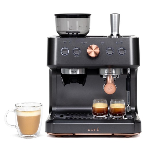 Machine à espresso semi-automatique CaféMC BELLISSIMO + mousseur