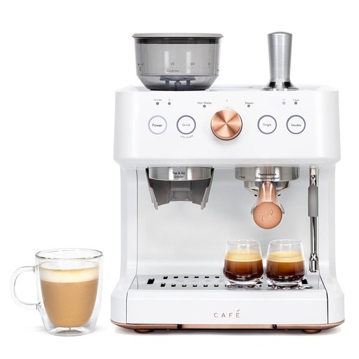 Café BELLISSIMO Semi Automatic Espresso Machine + Frother - C7CESAS4RW3