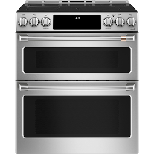 Café™ 30" Induction Range with Double Oven and No-Preheat Air Fry Stainless Steel - CCHS950P2MS1