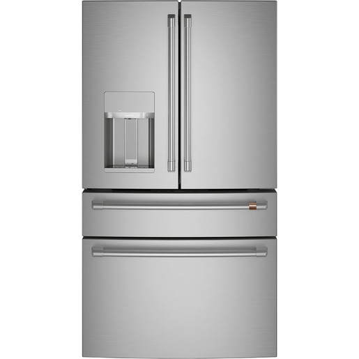 Café™ ENERGY STAR® 27.8 Cu. Ft. 4-Door French-Door Refrigerator Stainless Steel - CVE28DP2NS1