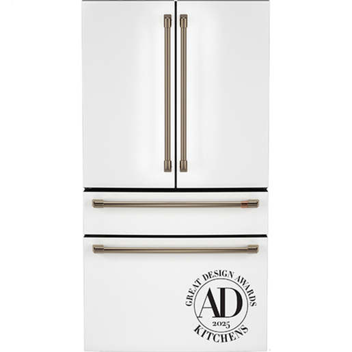 Réfrigérateur Café™ENERGYSTAR® avec porte à deux battants, 23.2pi³,remplissage automatique,blanc mat - CJE23DP4WW2 Réfrigérateur Café™ENERGYSTAR® avec porte à deux battants, 23.2pi³,remplissage automatique,blanc mat - CJE23DP4WW2