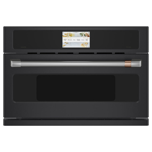 Café 30" Smart Five in One Oven with 120V Advantium® Technology in Matte Black- CSB913P3ND1