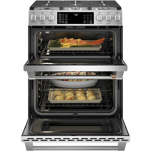 C-RANGE-GAS-DOUBLE-OVEN-STAINLESS-STEEL-CCGS750P2MS1-CAFE-OPEN-FULL.jpg