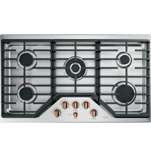 E-BUILT-IN-GAS-COOKTOP-STAINLESS-STEEL-CGP95362MS1-CAFE-KNOBS-HARDWARE-BRUSHED-COPPER