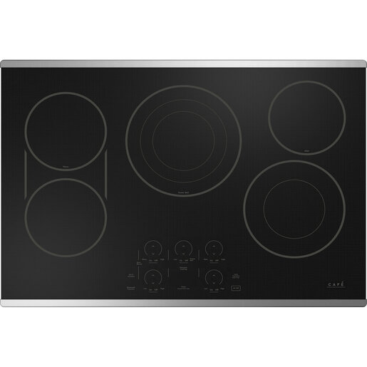 Café 30" Touch-Control Electric Cooktop Stainless Steel - CEP90302TSS