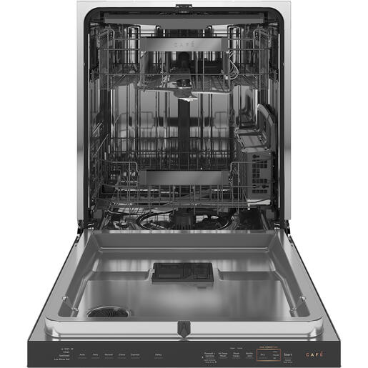 Café™ Stainless Steel Interior Dishwasher with Dual Convection Ultra Dry Modern Glass - CDT875M5NS5