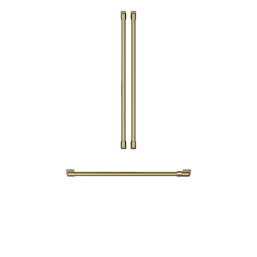 Café Refrigeration Handle Kit Brushed Brass - CXMA3H3PNCG