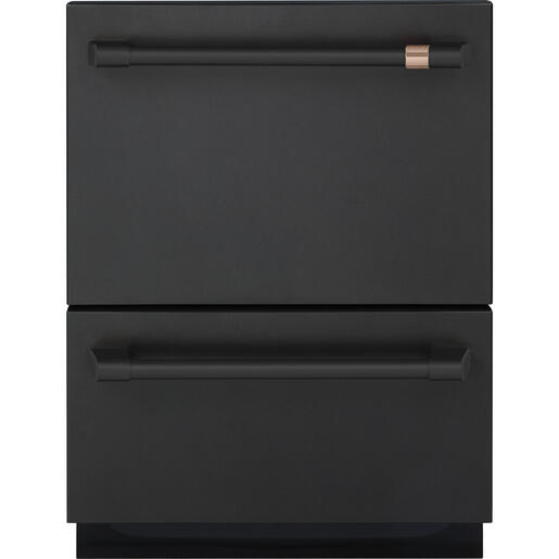 Café Undercounter Refrigeration Handle Kit Flat Black - CXQD2H2PNFB