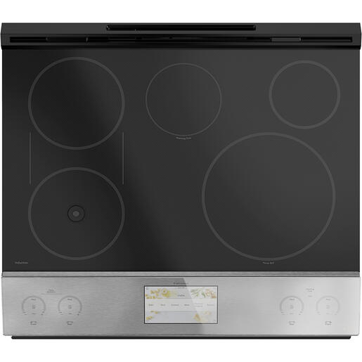 Café™ 30" Induction Range with In-Oven Camera and No-Preheat Air Fry in Platinum Glass - CHS90XM2NS5