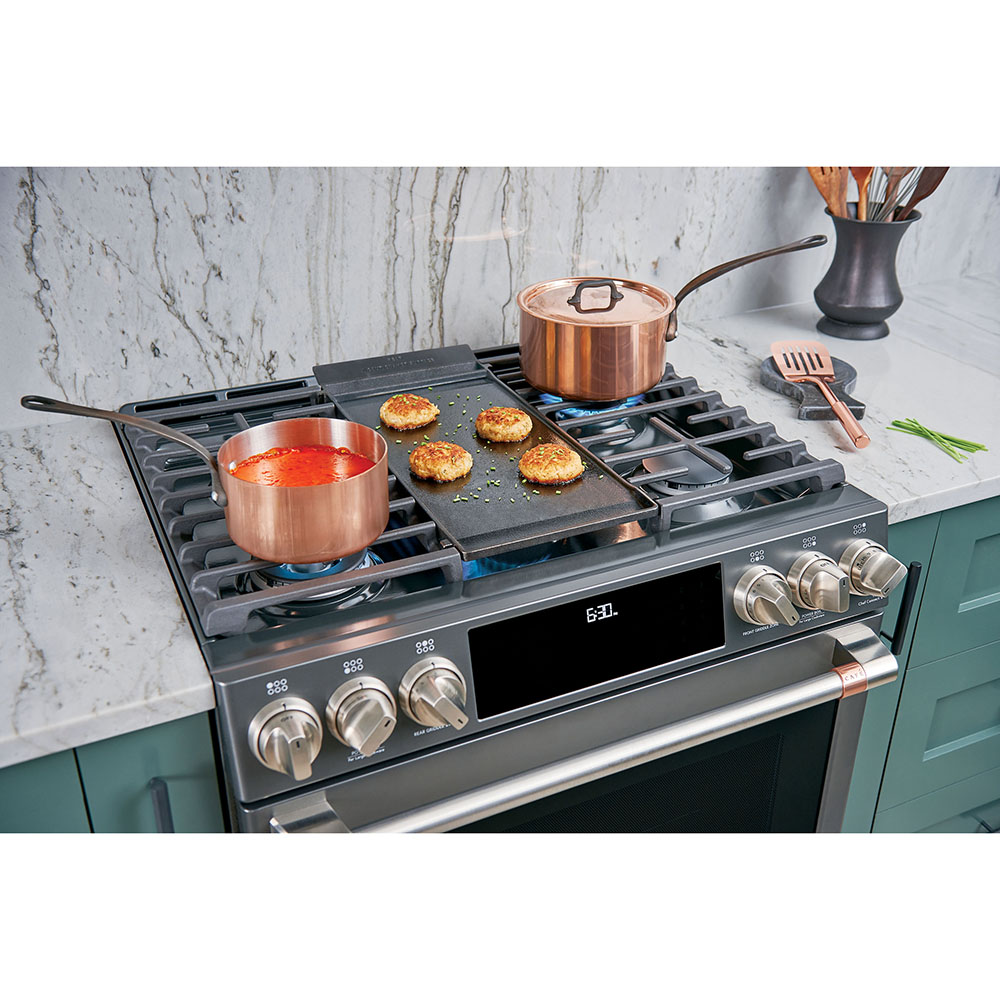 Highlight Mabe Image about Expansive six-burner cooktop helps you entertain with ease