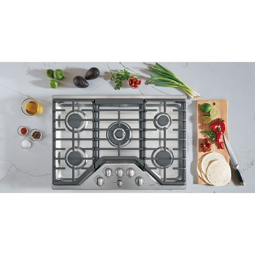 Café™ 30" Built-In Gas Cooktop, Stainless Steel - CGP95302MS1