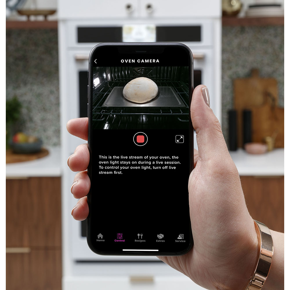 Highlight Mabe Image about Check cooking progress - from anywhere!