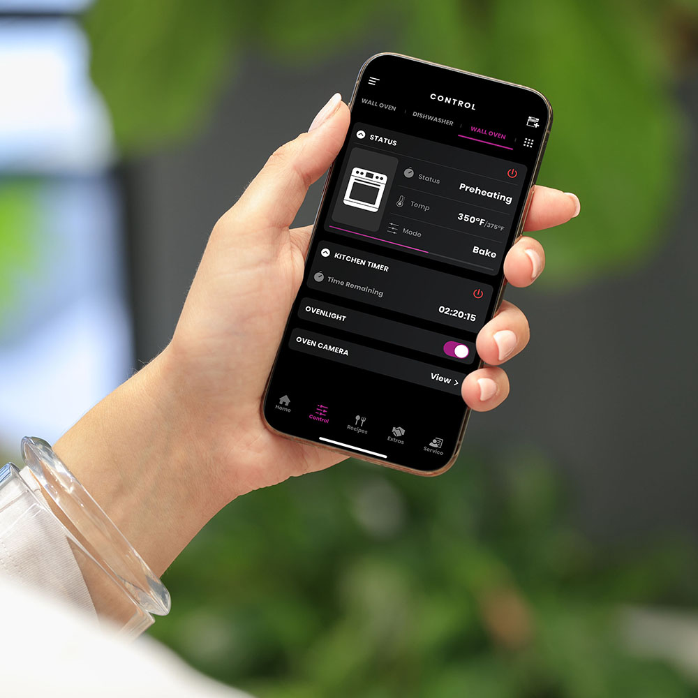 Highlight Mabe Image about Built-In WiFi, Powered by SmartHQ App